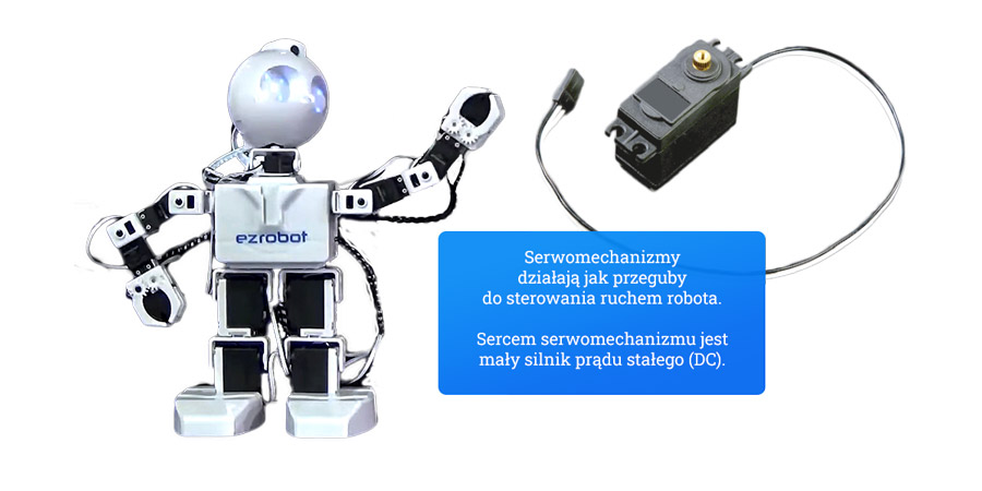 Serwomechanizmy w robotach edukacyjnych, mikrokontrolery z płytkami prototypowymi