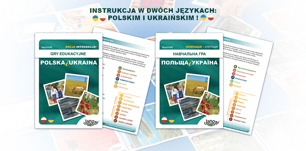 Instrukcja do gry w języku ukraińskim AKCJA INTEGRACJA