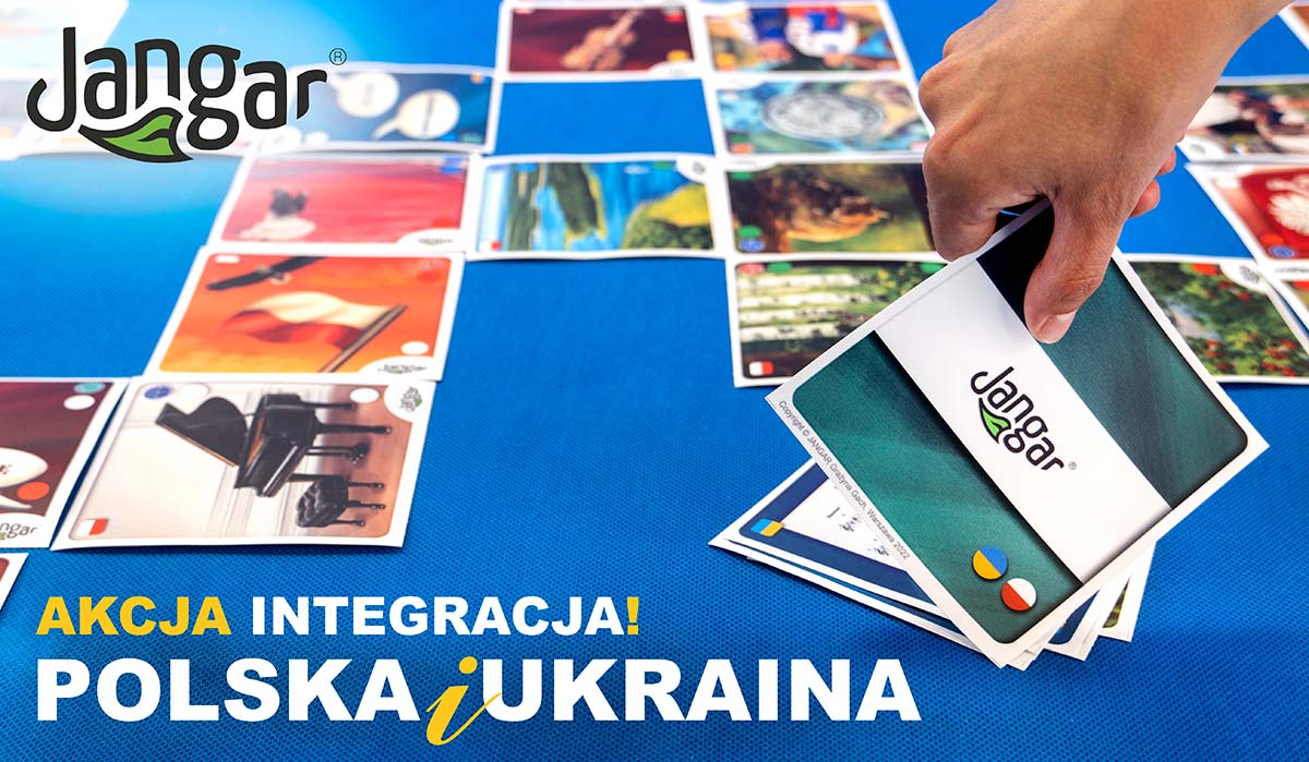 Integracyjna gra domino w języku ukraińskim i polskim AKCJA INTEGRACJA - JANGAR
